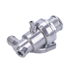 Корпус термостата под 1 датчик с термостатом Ford Transit 2.5 TD 1988-2000